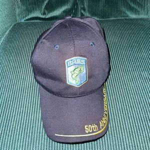 Black fishing hat with Bass.